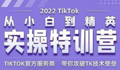 Seven漆《Tiktok从小白到精英实操特训营》带你掌握Tiktok账号运营-课程网